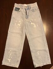 Jeans pantalone ampio Zara bambina 7 anni 122 cm comodi girl qualità moderni