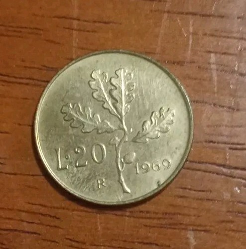 Moneta lire 1969 - moneta, repubblica