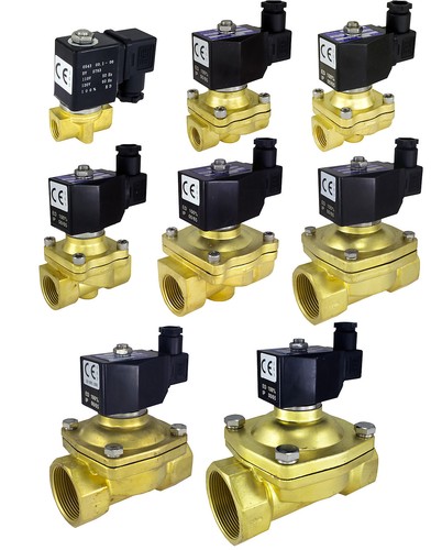 Elettrovalvola ottone vie - elettrovalvola, 2