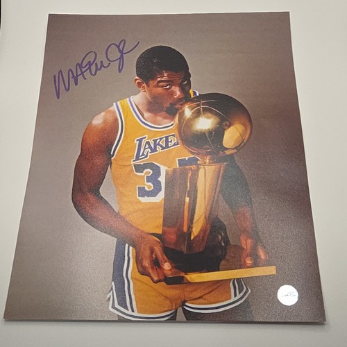 Magic johnson foto autografata - magic,