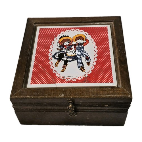 Scatola ricordo legno stile