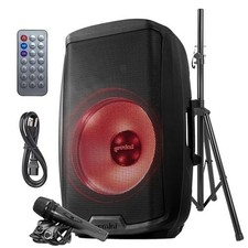 Gemini AS-2115BT-LT-PK Altoparlante Bluetooth 15 pollici attivo 2000 Watt sistemi PA per DJ