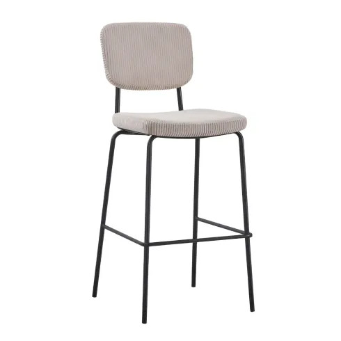 Sgabello imbottito tessuto - in,