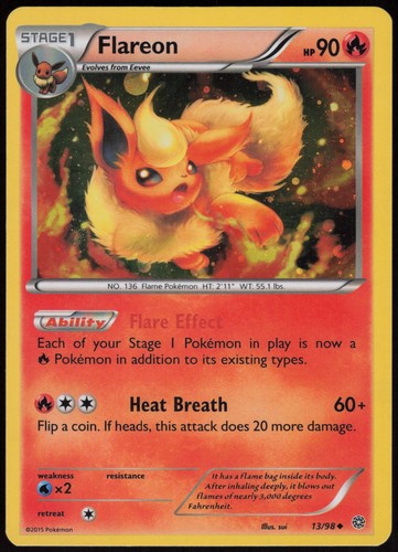 Flareon 98 - (cosmos, holo)