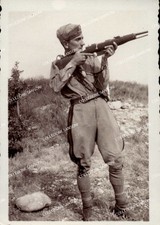 - 1938/40 MILITARE REGIO ESERCITO CON FUCILE MOSCHETTO MOD. 91/38 CAVALLERIA