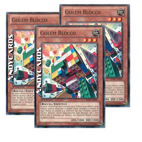 Golem blocco block - 3x, •
