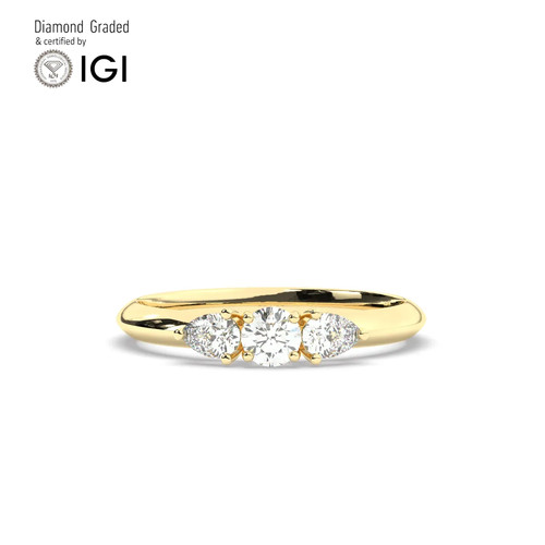 Anello trilogy solitario - anello,