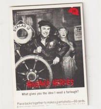 Hogan heroes card 28 - hogan's, #28