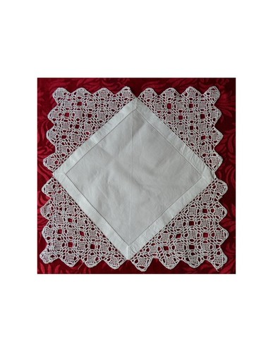 Centro lino con bordo - con,