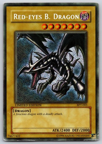 Red eyes dragon bpt 005 - dragon, bpt-005