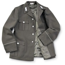 Autentica giacca uniforme esercito tedesco orientale esercito eccedenza 100% lana materiale esterno