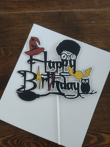 Cake topper harry - harry, potter