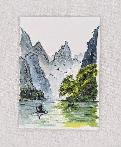 Quadro acquerello originale
