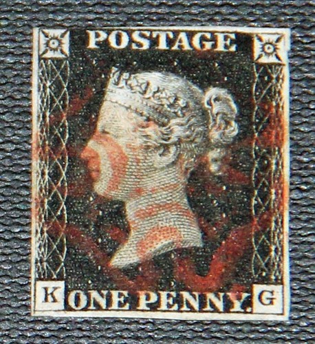 1840 penny nero - penny,
