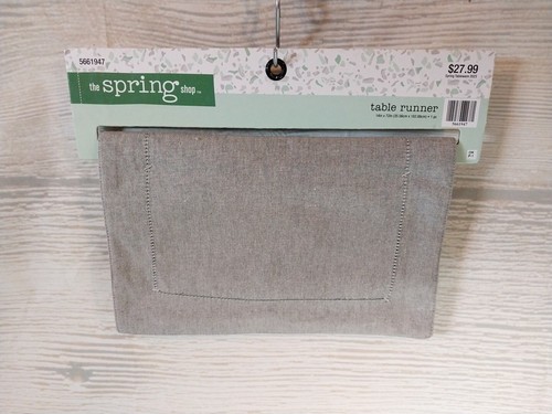 Nuovo runner tavolo grigio - runner,