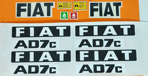 Adesivi decalcomanie fiat - adesivi,