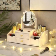 Makeup Table Mirror Cabinet