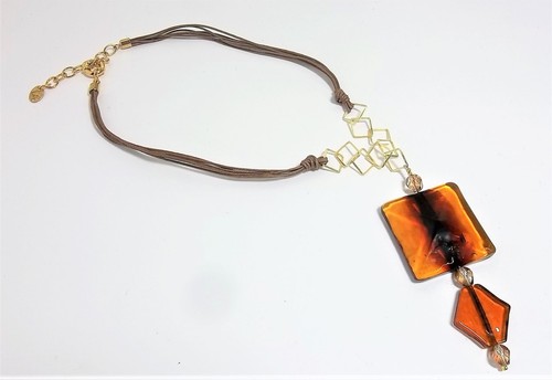 Collana donna piramide antica - collana,