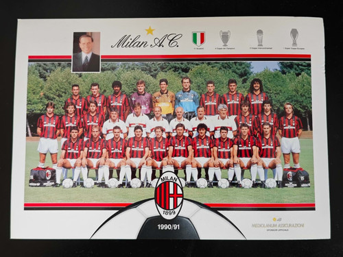 Milan team - milan, card