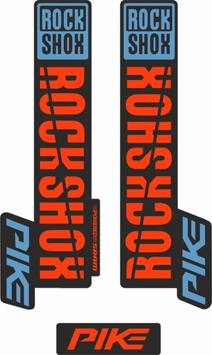 Adesivo forcella rock shox - forcella,