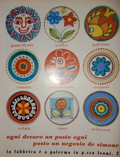 De Simone Ceramiche Artistiche Pubblicità cm 33x25 ca anno 1971 (exgrz1609)