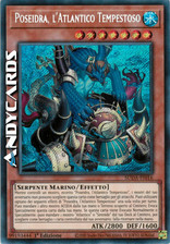 POSEIDRA, L'ATLANTICO TEMPESTOSO • Segreta • SUDA IT016 • 1Ed • Yugioh ANDYCARDS
