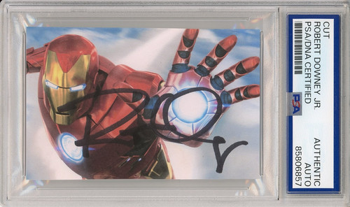 Robert downey signed iron - jr,