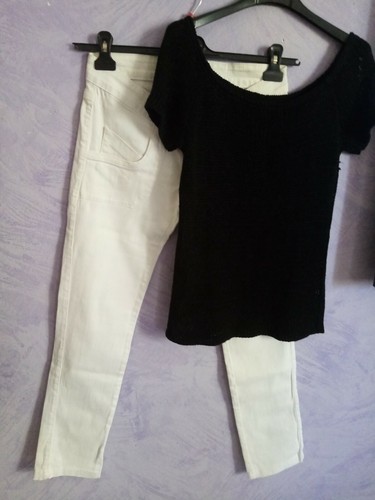 Completo jeans maglia - e, donna