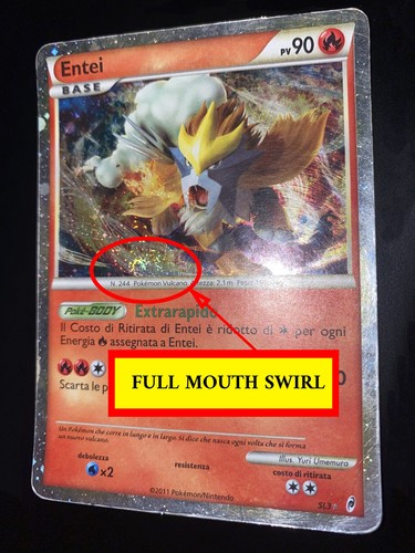 Entei holo big mouth swirl - entei,