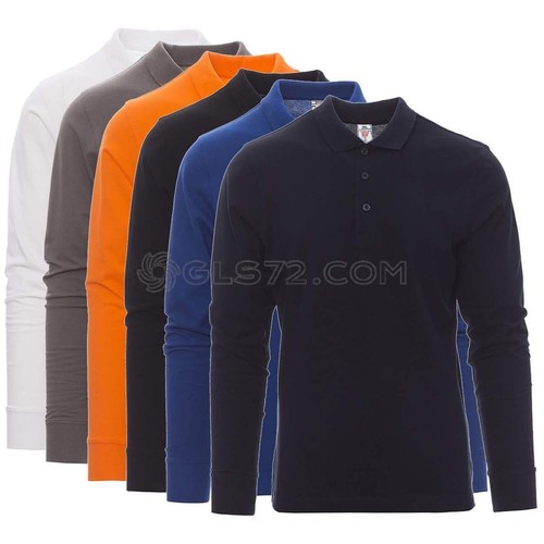 Polo manica lunga cotone - manica,
