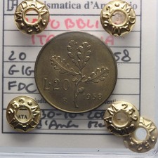 DN - Repubblica Italiana - 20 lire 1958 FDC - 13737