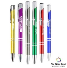 35 Personalised Laser Engraved Metal Promotional Pens Top Quality Pen !