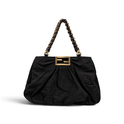 Fendi zucca mia large - large, baguette