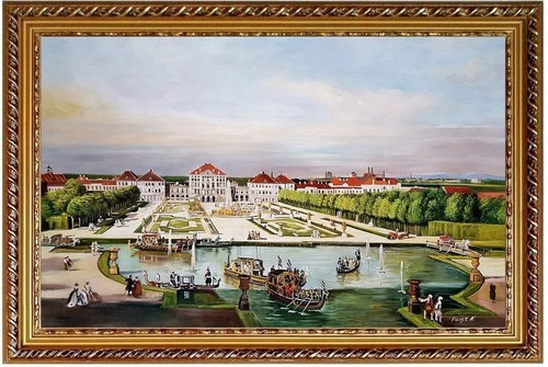 Quadro olio nymphenburg - olio,