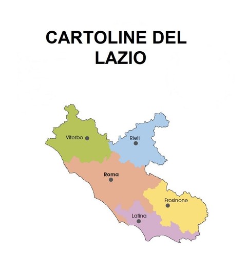 Cartoline del lazio - del,
