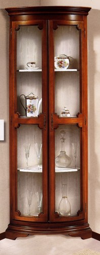 Vetrina angoliera legno - vetrina, in