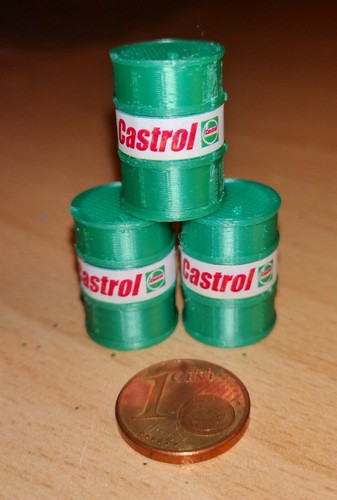 3x bidoni carburante - 1/43,