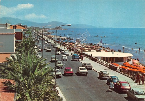 Cartolina terracina lungomare - cartolina,