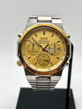 Montre Seiko Chronograph sports 100 quartz vintage style royal oak à restaurer