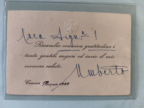 Autografo umberto di - autografo,