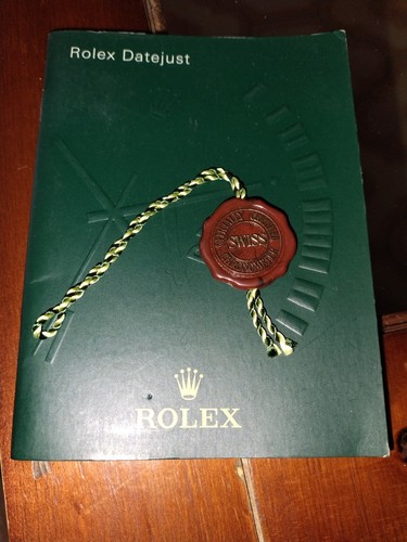 Rolex datejust libretto - rolex,