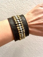 Braccialetto donna in ecopelle