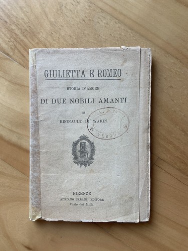 Giulietta romeo - giulietta, e