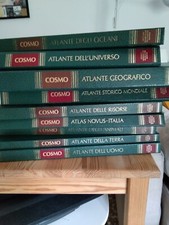 ATLANTE DE AGOSTINI COSMO COMPLETO 8 VOLUMI OTTIMO STATO