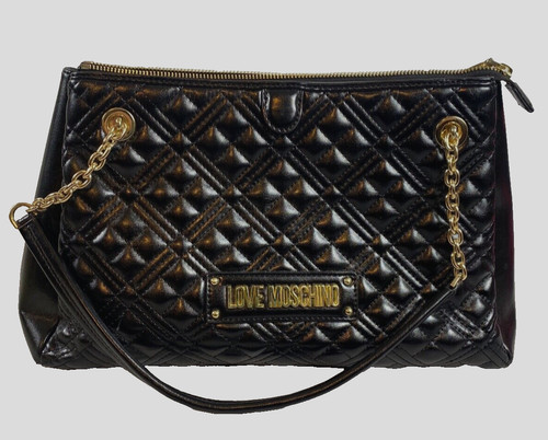 Love moschino quilted handbag - love,