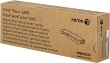 ORIGINAL Xerox toner magenta 106R02230 Phaser 6600 ~6000 Seiten alta capacità