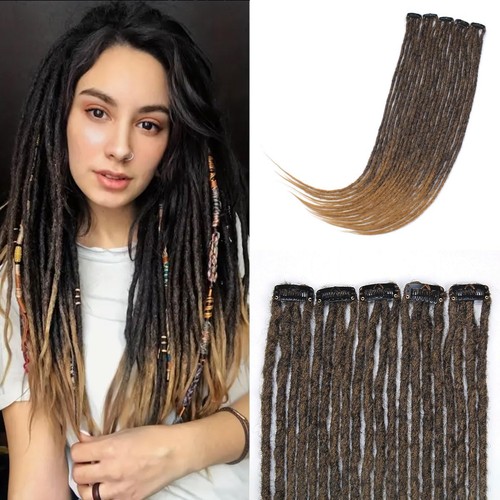 Clip dreadlock extensions - clip, in