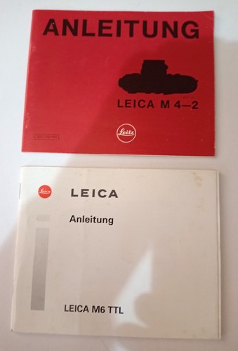 Leica manuali originali - originali, di