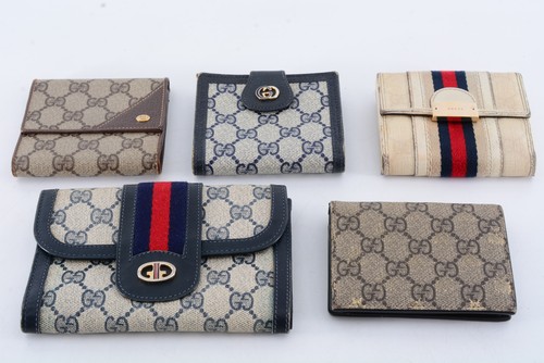 Gucci portafoglio fold gg - portafoglio, bi-fold