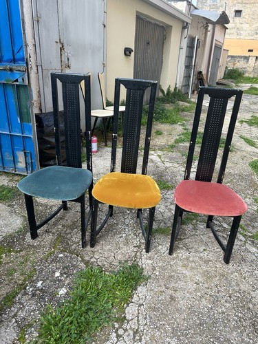 Sedie alte stile memphis - sedie,